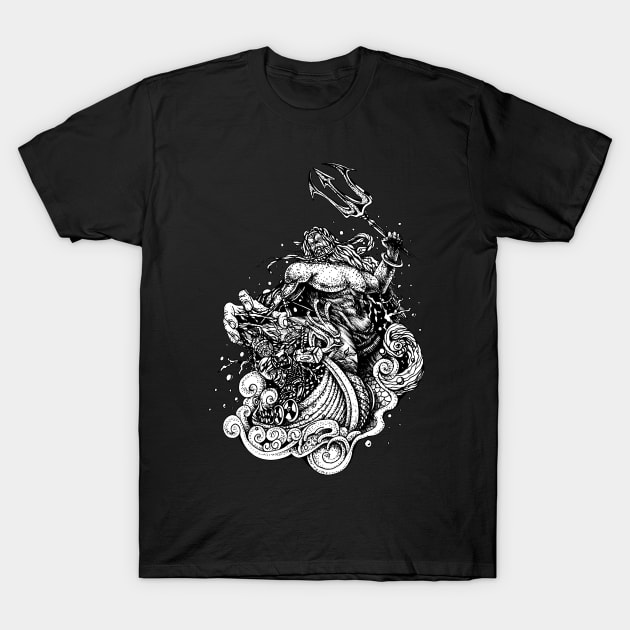 Viking and God Thor T-Shirt by SHIaRT